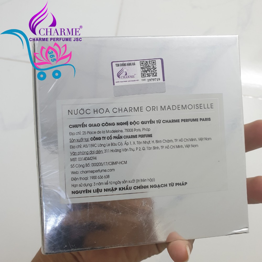 Nước Hoa Charme Ori Mademoiselle 100ml Nữ Chính Hãng