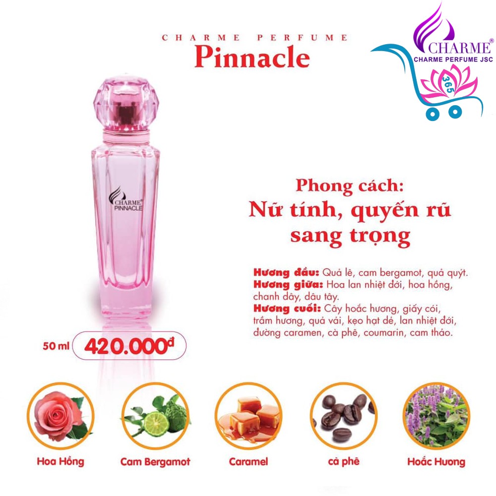 Nước Hoa Charme Pinnacle 50ml Nữ Chính Hãng