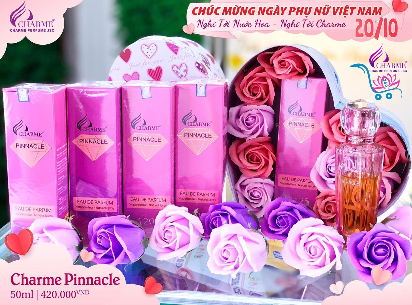 Nước Hoa Charme Pinnacle 50ml Nữ Chính Hãng