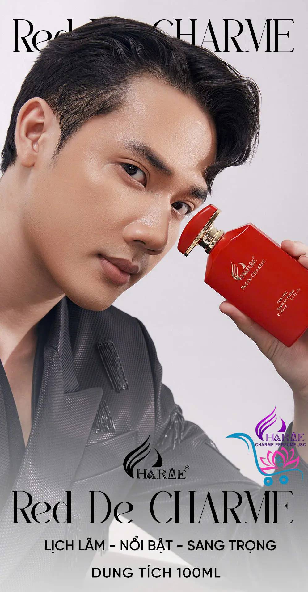 Nước Hoa Charme Red De Charme 100ml Nam Chính Hãng