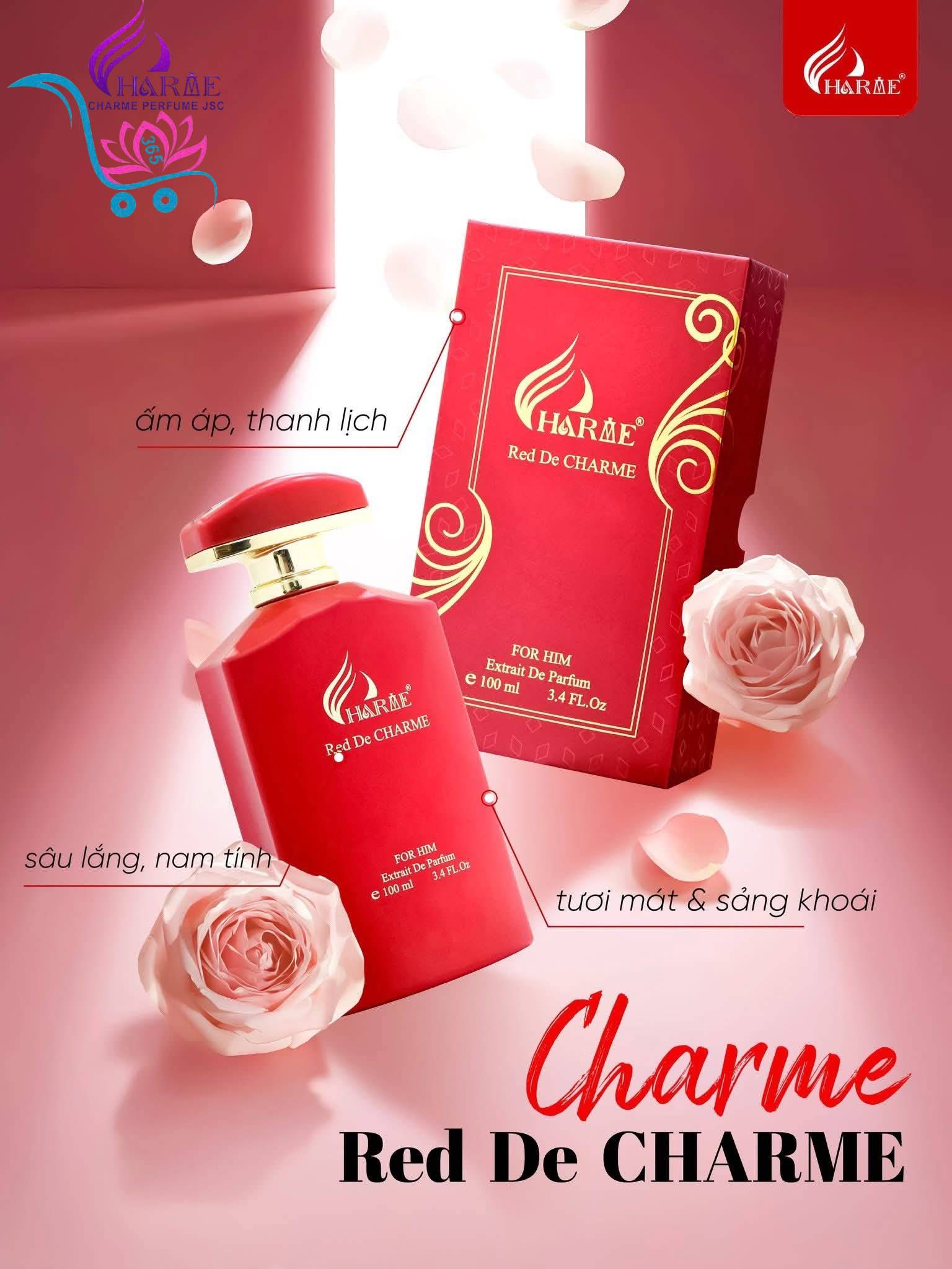 Nước Hoa Charme Red De Charme 100ml Nam Chính Hãng
