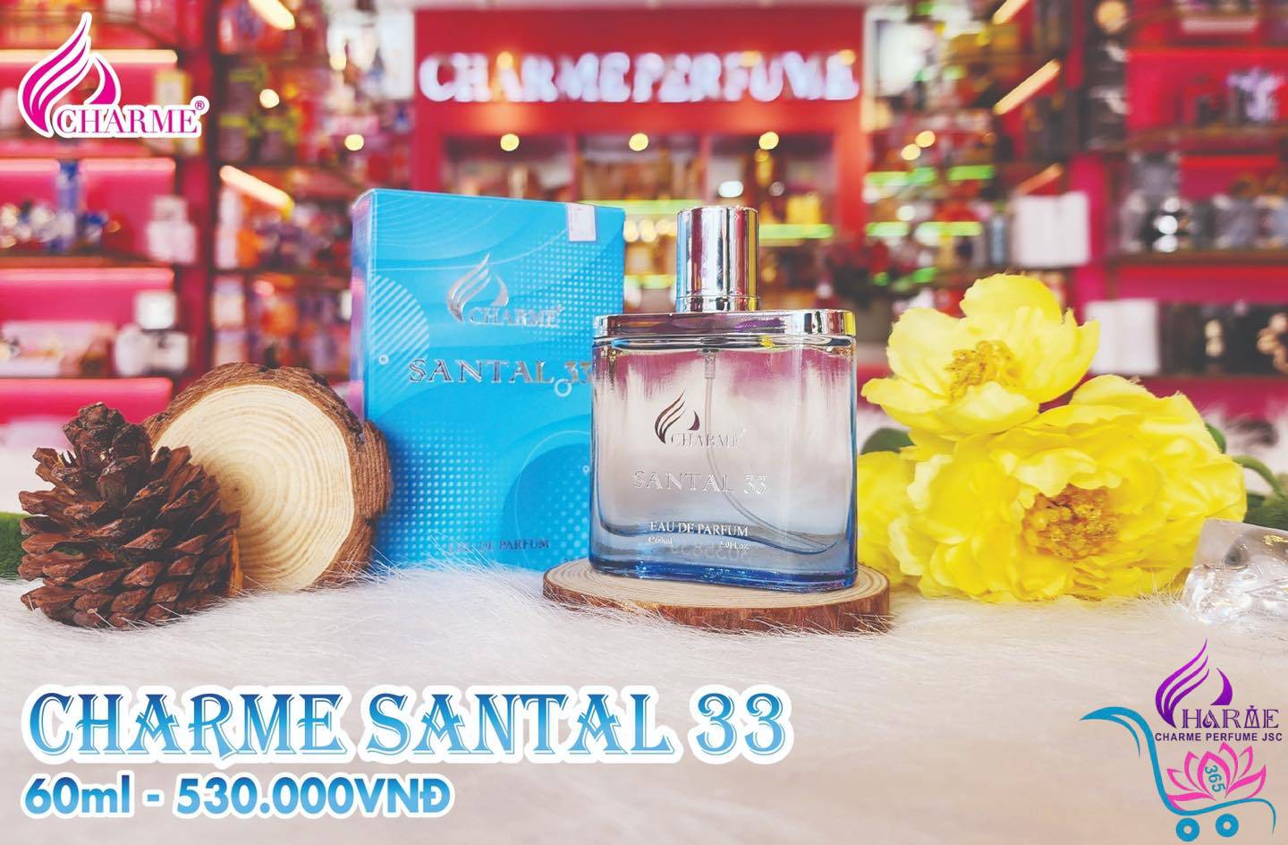 Nước Hoa Charme Santal 33 60ml Nam Chính Hãng