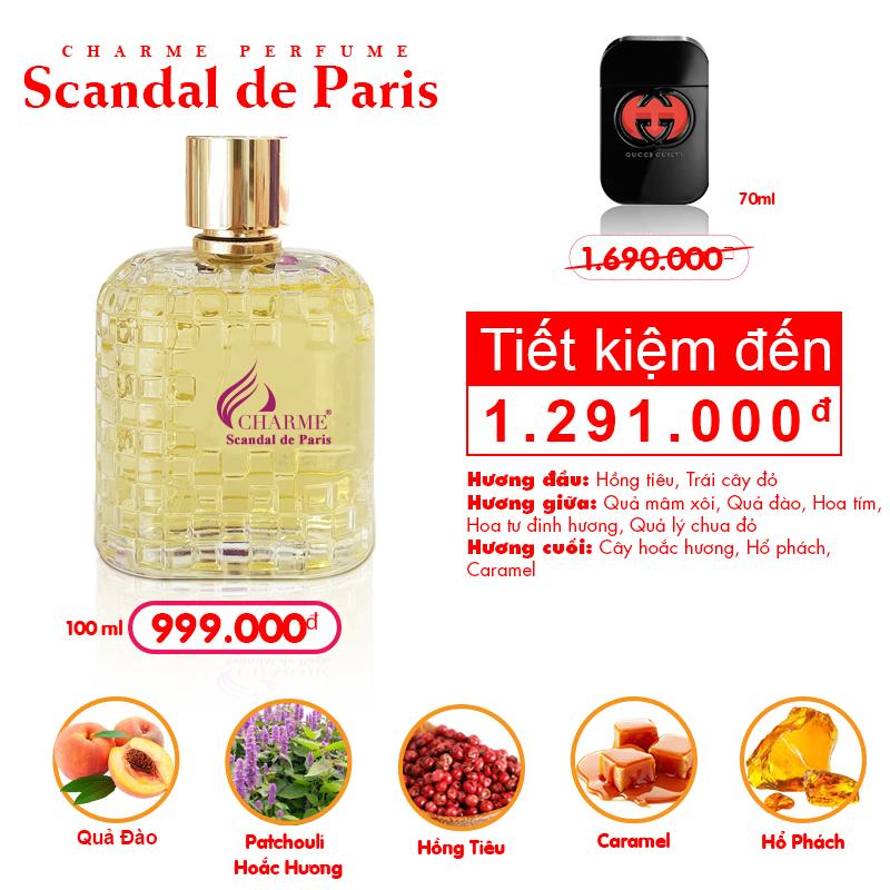 Nước Hoa Charme Nữ - Charme Scandal De Paris 100ml