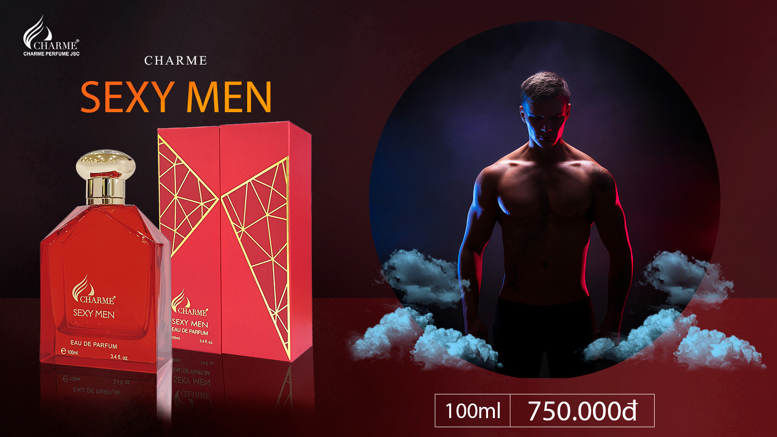 Nước Hoa Charme Sexy Men 100ml Nam Chính Hãng