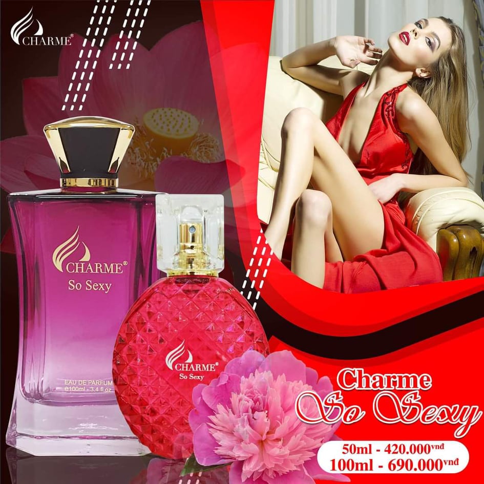 Nước Hoa Charme So Sexy 100ml Nữ Chính Hãng