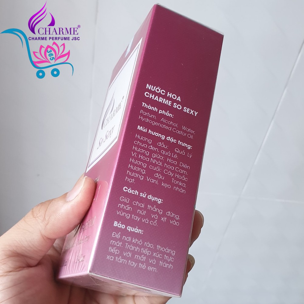 Nước Hoa Charme So Sexy 100ml Nữ Chính Hãng