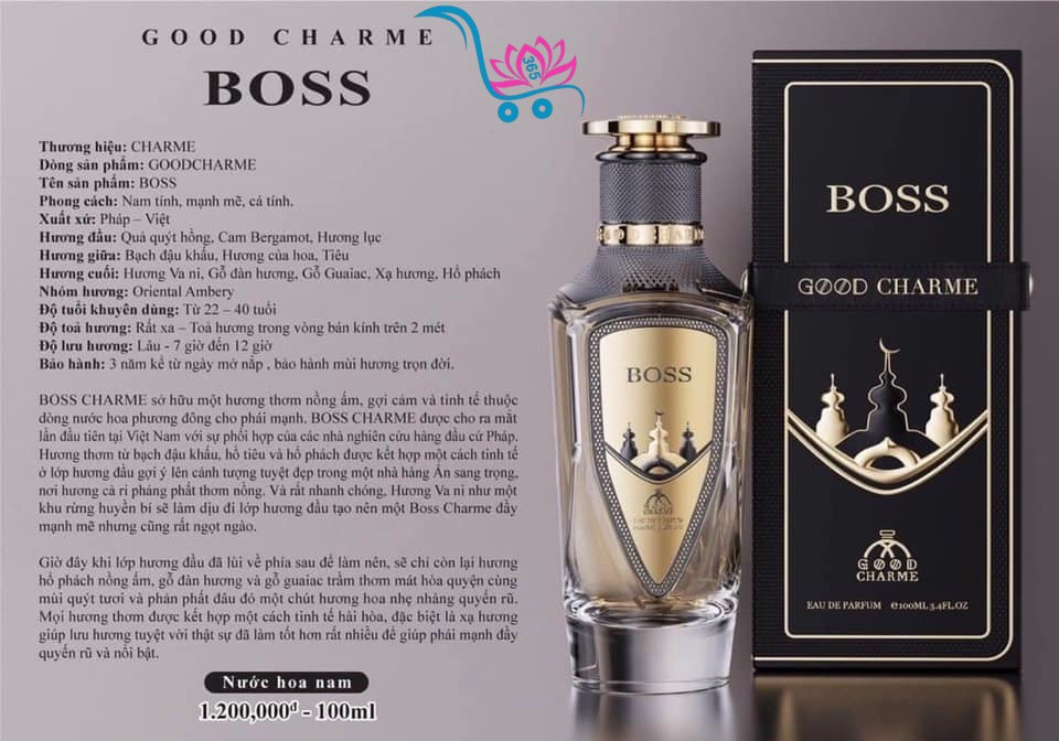 Nước Hoa Good Charme Boss 100ml Nam Chính Hãng