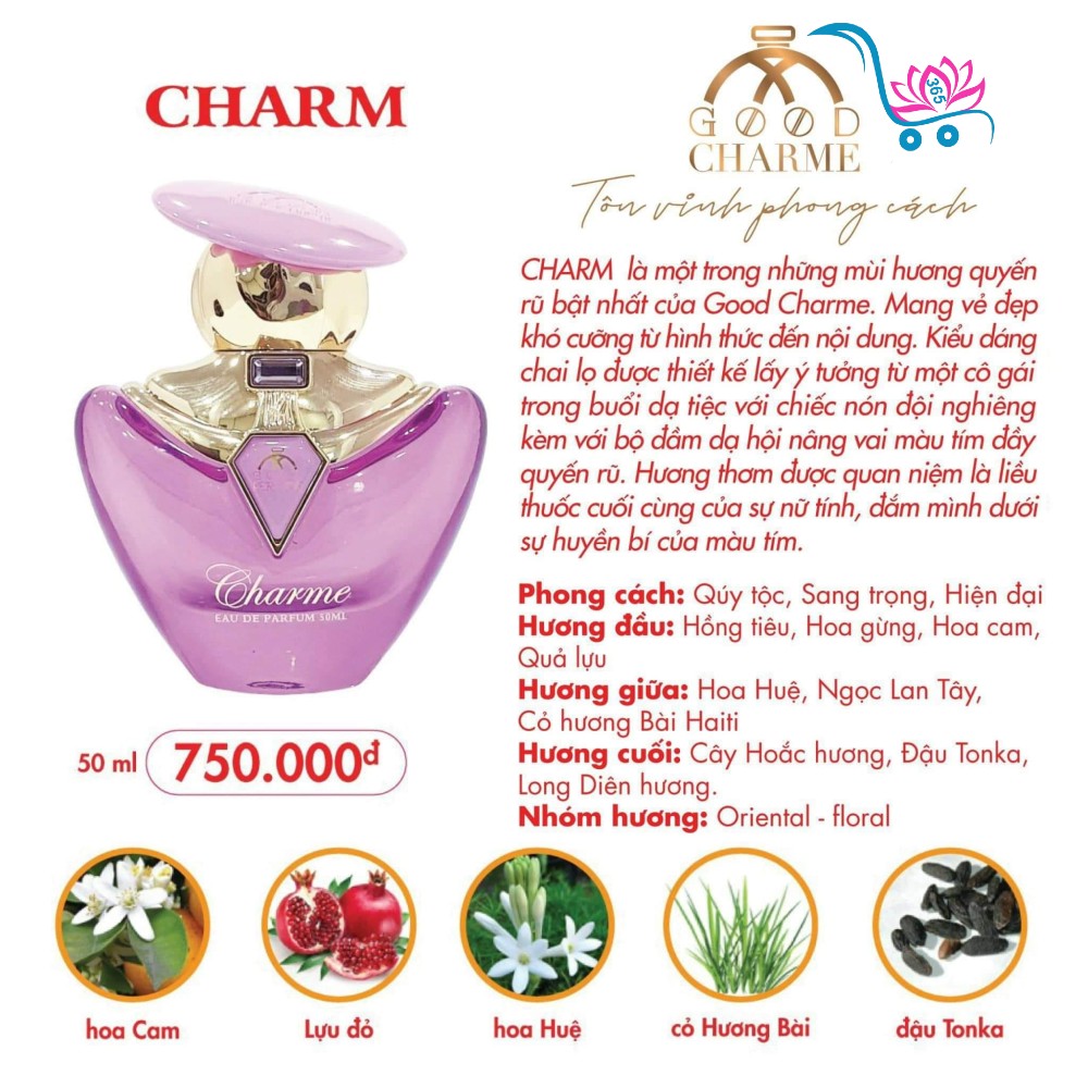 Nước Hoa Good Charme Charm 50ml Nữ Chính Hãng