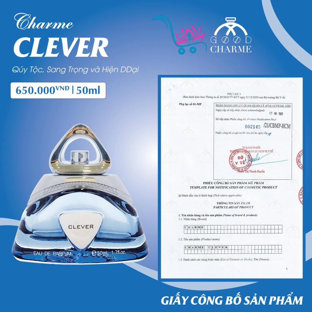 Nước Hoa Good Charme Clever 50ml Nữ Chính Hãng