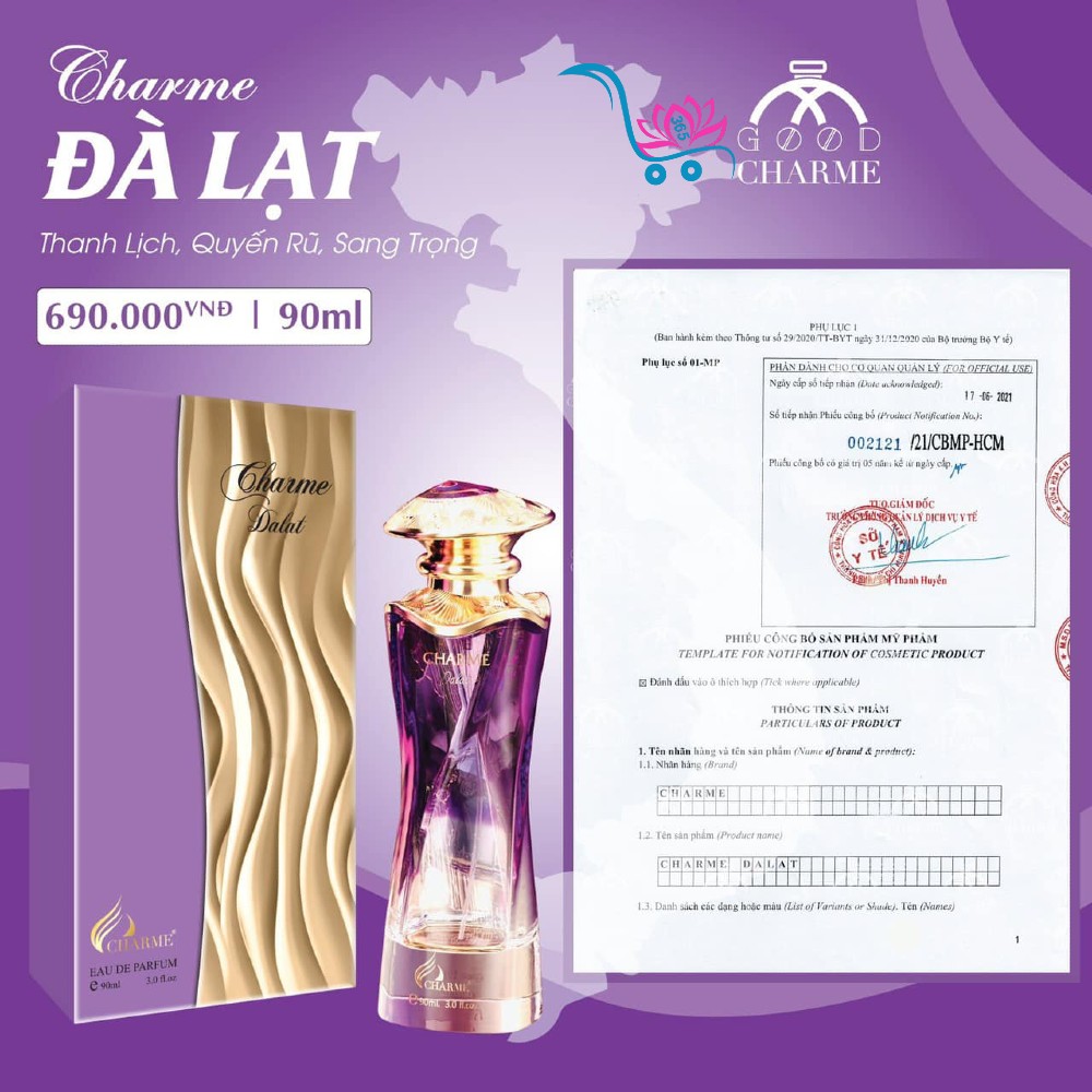 Nước Hoa Good Charme Đà Lạt 90ml Nữ Chính Hãng