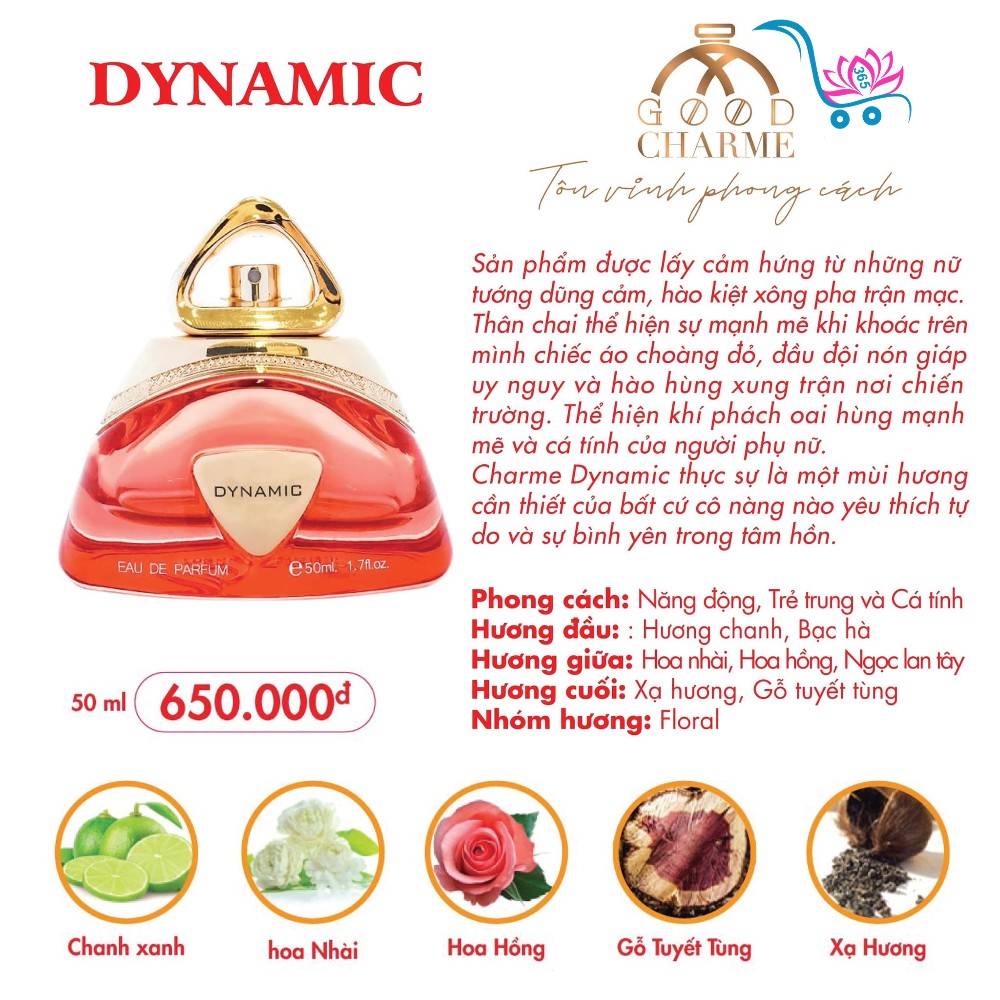 Nước Hoa Good Charme Dynamic 50ml Nữ Chính Hãng