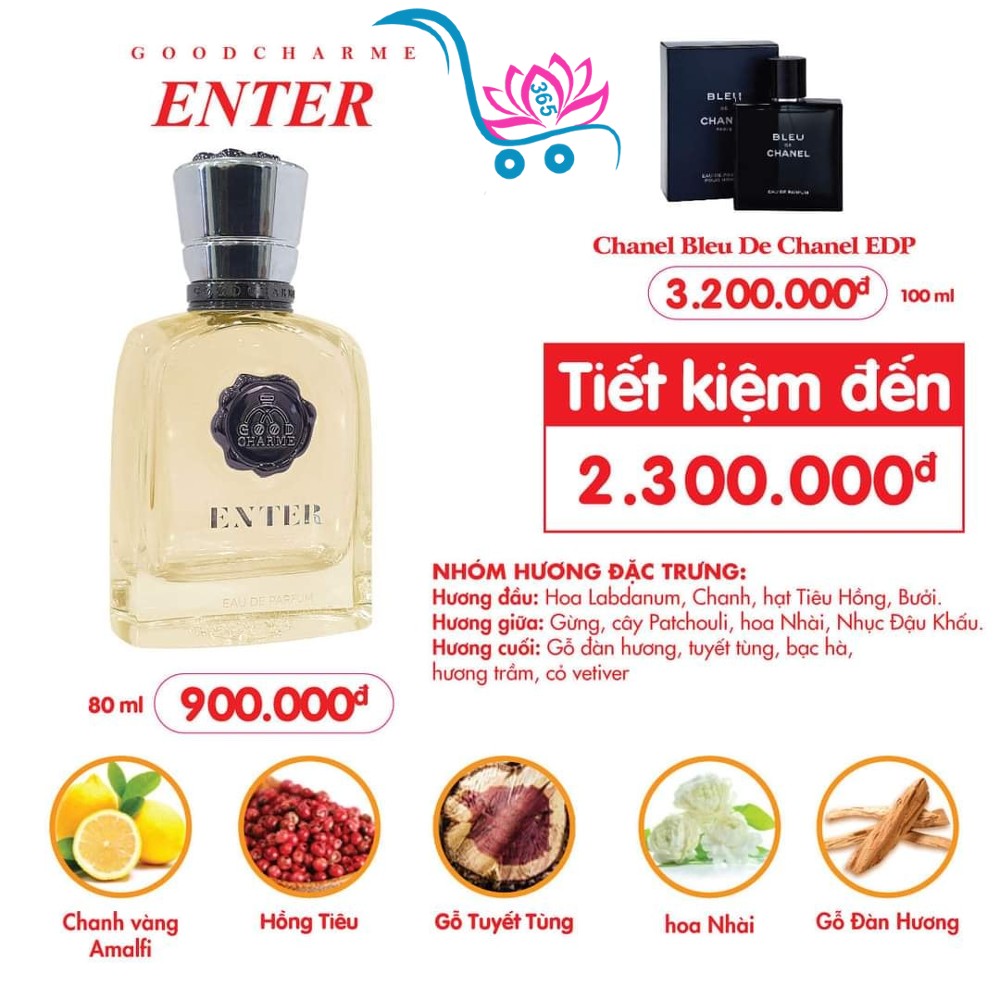 Nước Hoa Good Charme Enter 100ml Nam Chính Hãng