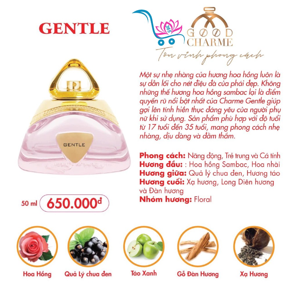Nước Hoa Good Charme Gentle 50ml Nữ Chính Hãng