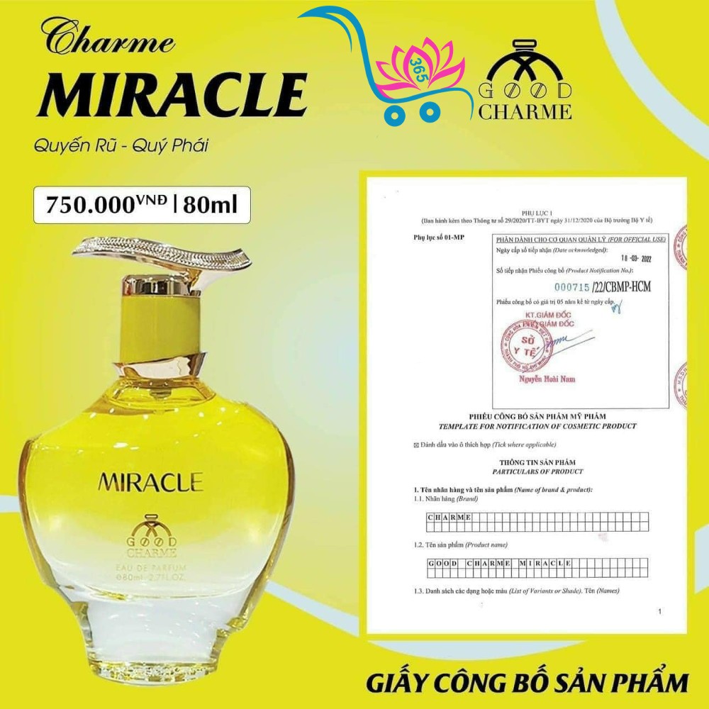 Nước Hoa Good Charme Miracle 80ml Nữ Chính Hãng