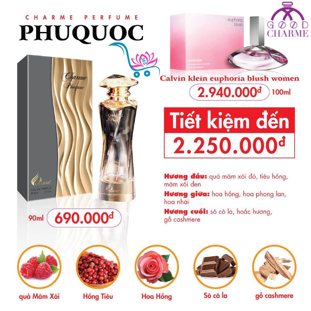 Nước Hoa Good Charme Phú Quốc 90ml Nữ Chính Hãng