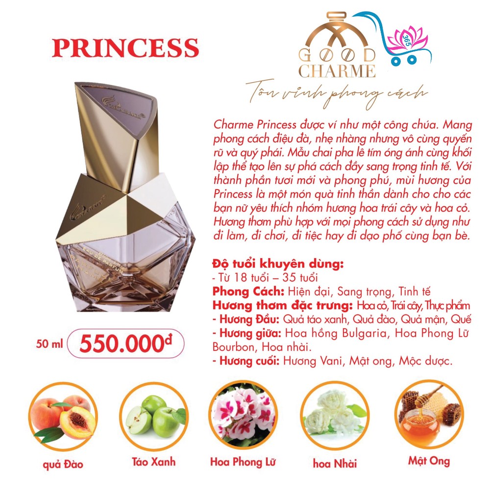 Nước Hoa Good Charme Princess 50ml Nữ Chính Hãng