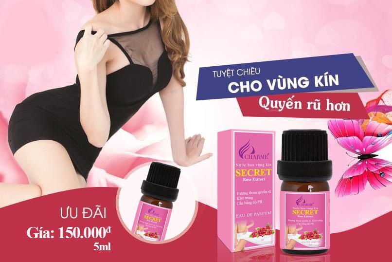 Nước Hoa Vùng Kín Charme Secret Rose Extract