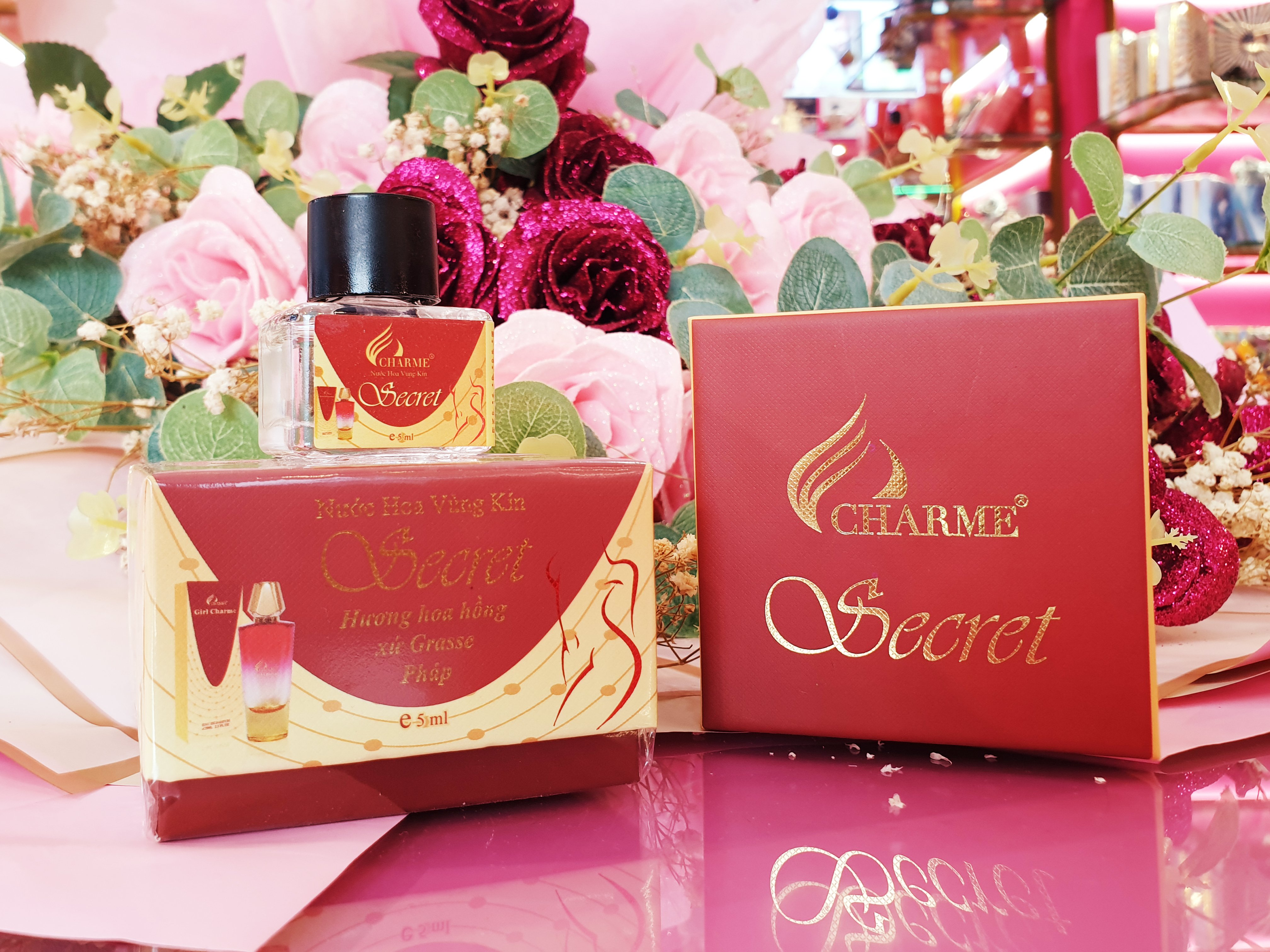 Nước Hoa Vùng Kín Charme Hương Hoa Hồng Xứ Grasse Pháp