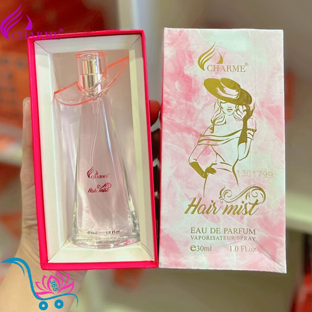 Nước Hoa Xịt Tóc Charme Hair Mist 30ml Nữ Chính Hãng
