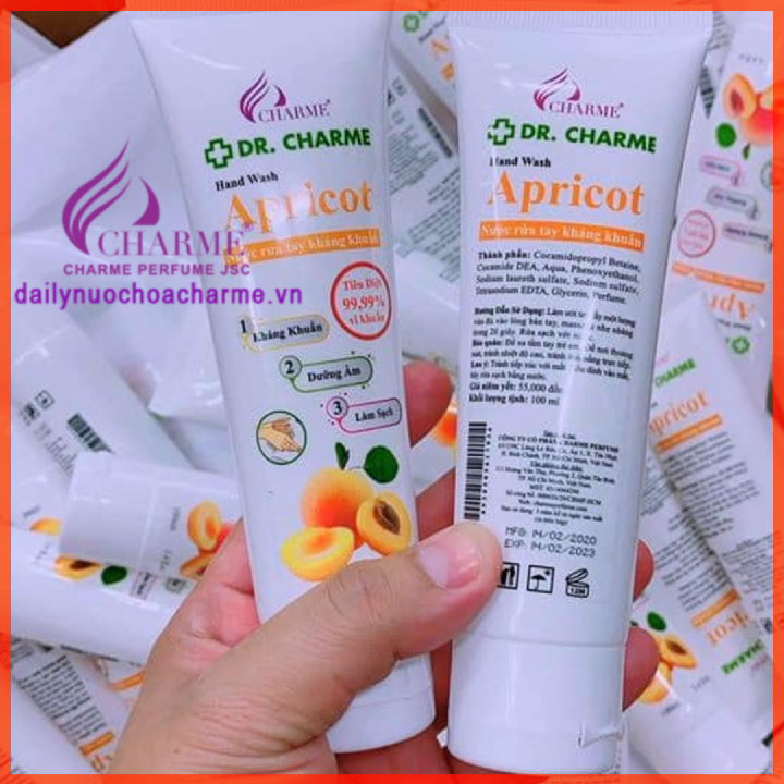 Nước Rửa Tay DR. CHARME Apricot 100ml