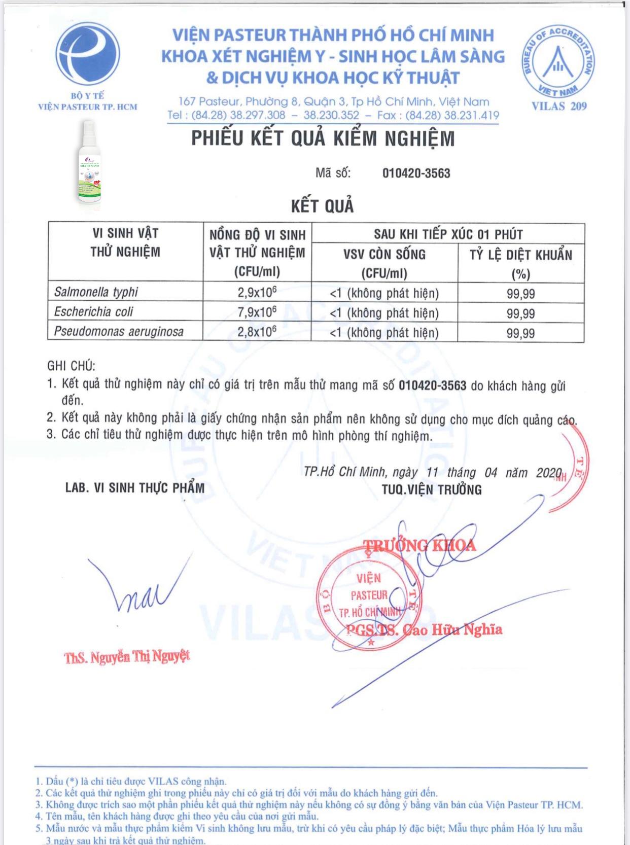 Nước Xịt Kháng Khuẩn Nano Bạc CHARME SILVER NANO