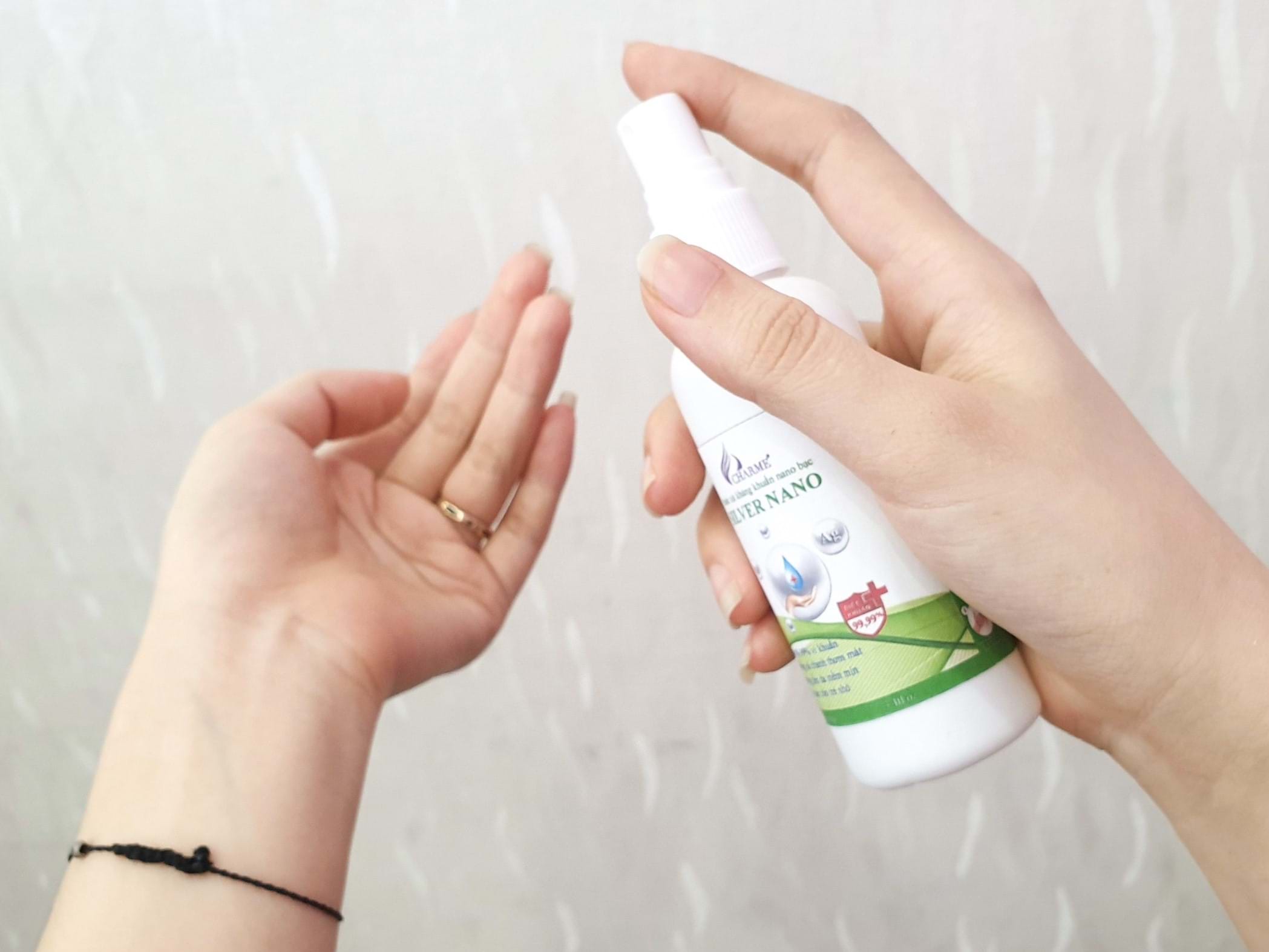 Nước Xịt Kháng Khuẩn Nano Bạc CHARME SILVER NANO