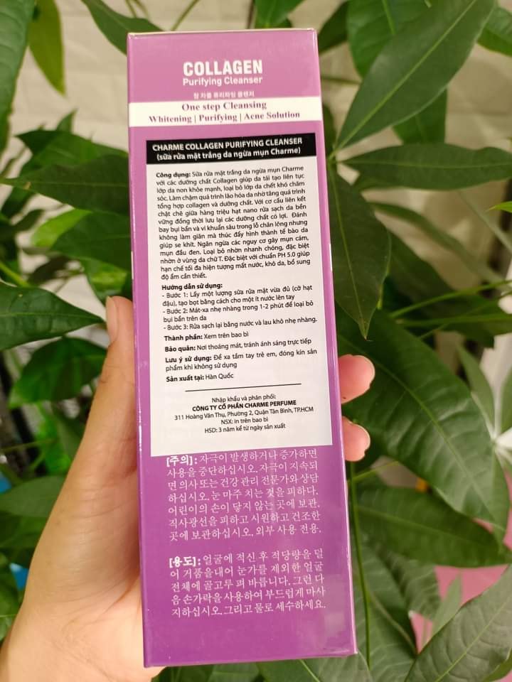 Sữa Rửa Mặt Charme Collagen