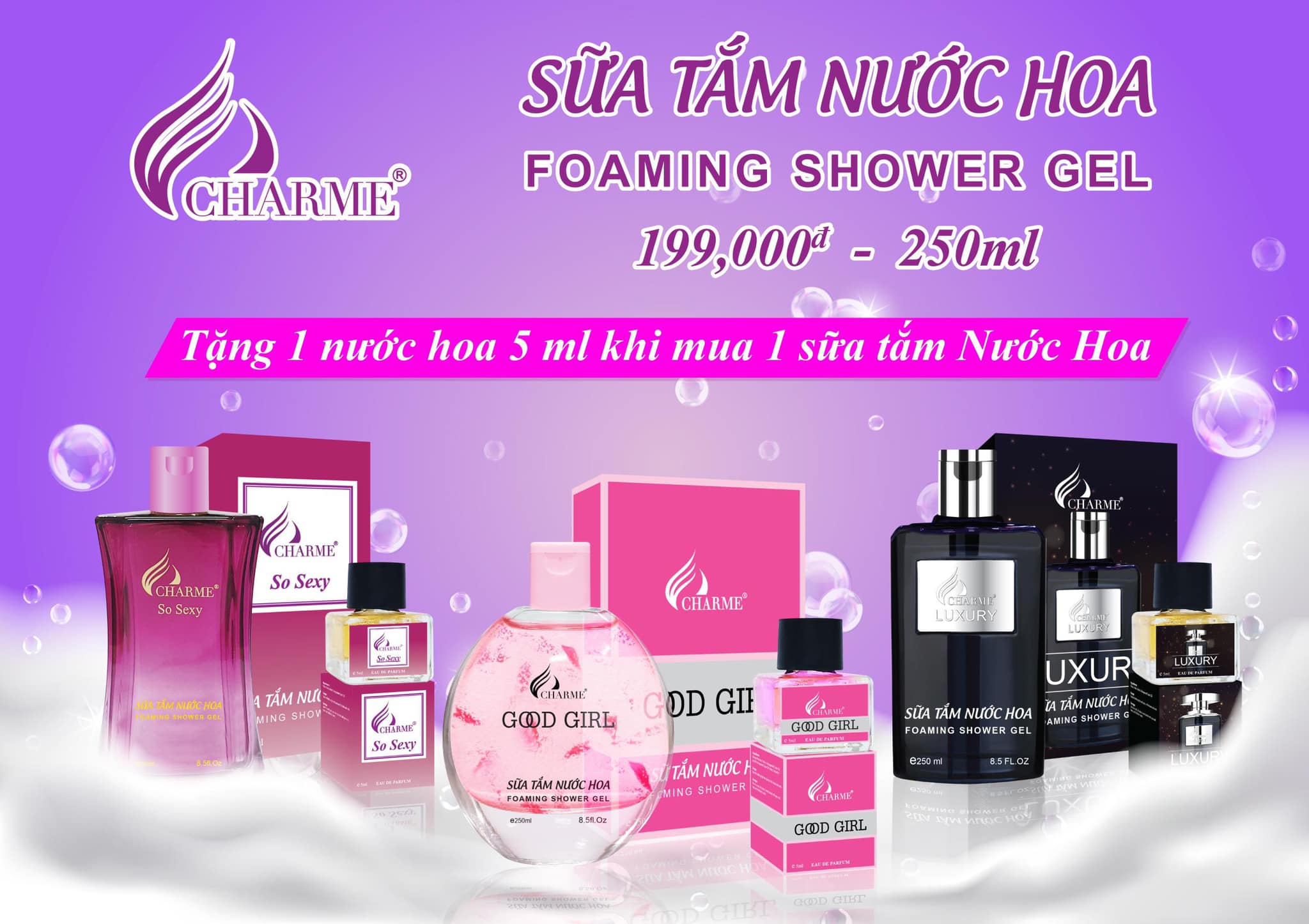 Sữa Tắm Nước Hoa Charme
