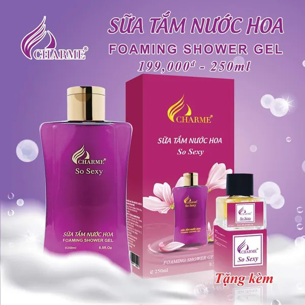 Sữa Tắm Nước Hoa Charme Miracle 1000ml Cho Nữ Chính Hãng