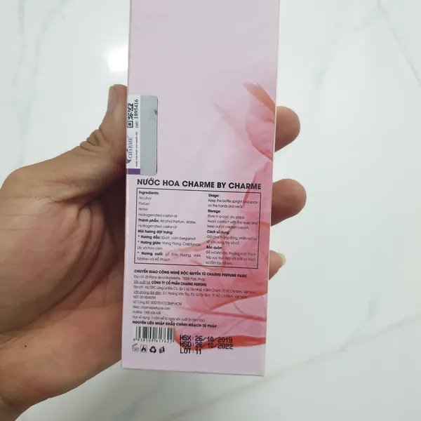 Nước Hoa Charme By Charme 50ml Nữ Chính Hãng