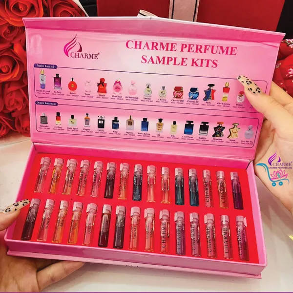 Bộ Test Nước Hoa Charme 30 Mùi