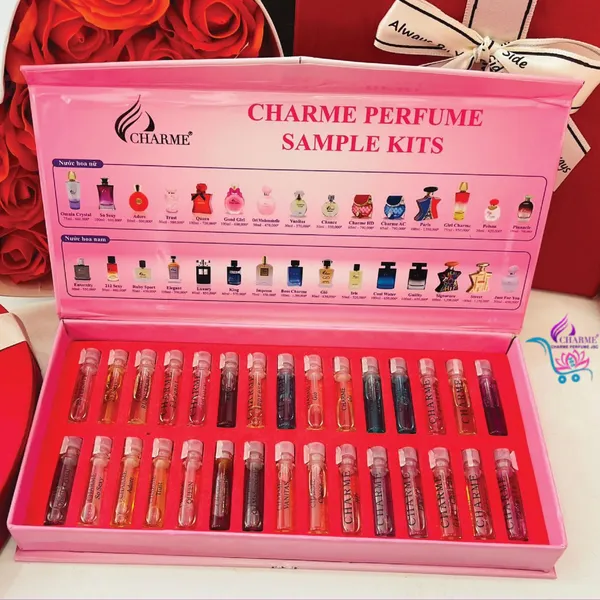 Bộ Test Nước Hoa Charme 30 Mùi