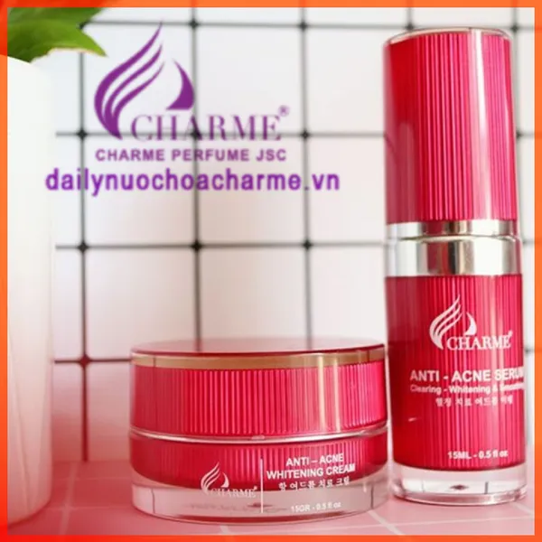Bộ Trị Mụn Charme Thông Đỏ Hàn Quốc