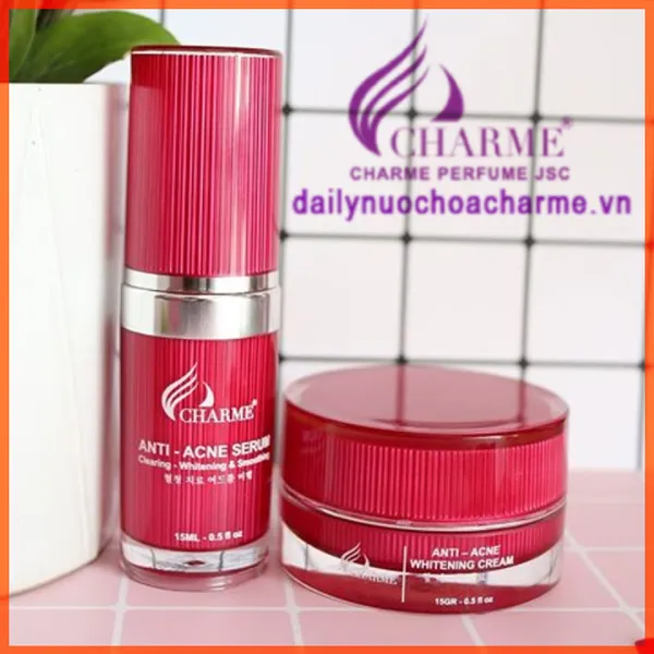 Bộ Trị Mụn Charme Thông Đỏ Hàn Quốc