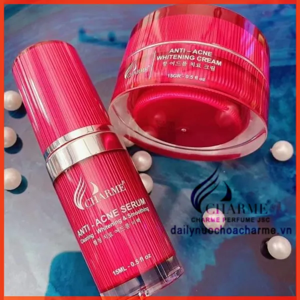 Bộ Trị Mụn Charme Thông Đỏ Hàn Quốc