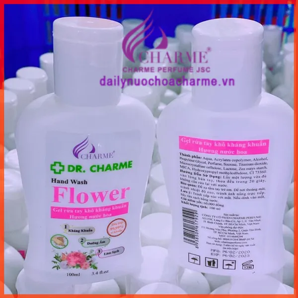 Gel Rửa Tay Khô DR. CHARME Flower 100ml