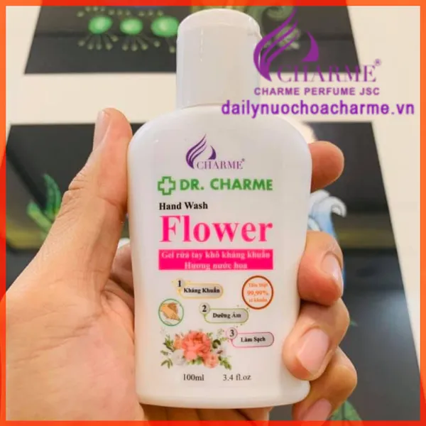 Gel Rửa Tay Khô DR. CHARME Flower 100ml