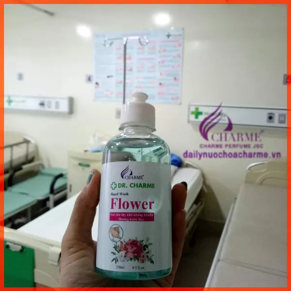 Gel Rửa Tay Khô DR. CHARME Flower 250ml