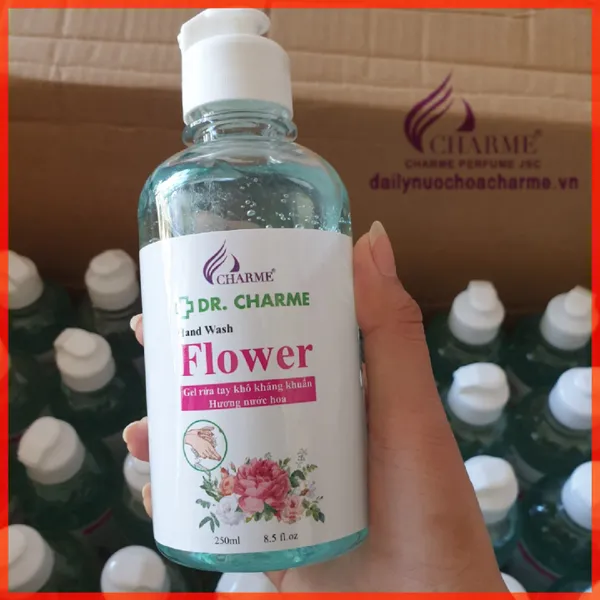 Gel Rửa Tay Khô DR. CHARME Flower 250ml