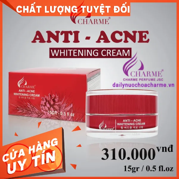 Kem Trị Mụn Charme Thông Đỏ Hàn Quốc