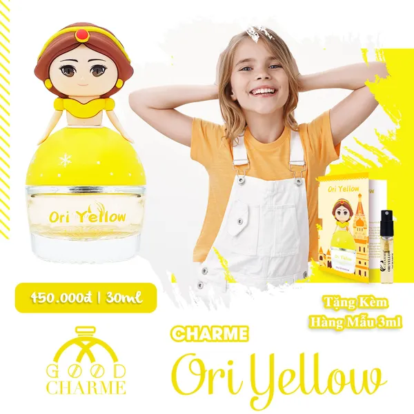 Nước Hoa Bé Gái Charme Ori Yellow 30ml Chính Hãng