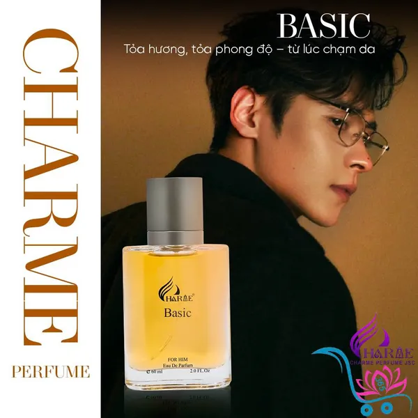 Nước Hoa Charme Basic 60ml Nam Chính Hãng