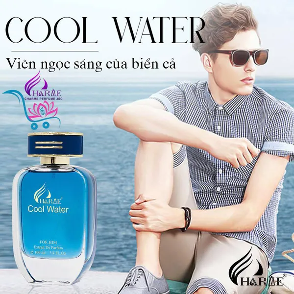 Nước Hoa Charme Cool Water 100ml Nam Mới Chính Hãng [Phiên bản 2024]
