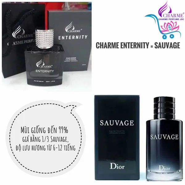Nước Hoa Charme Enternity 60ml Nam Chính Hãng