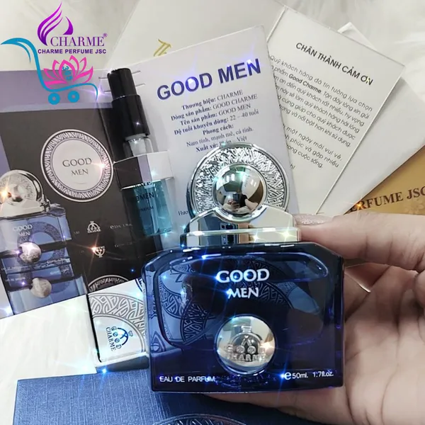 Nước Hoa Charme Good Men 50ml Màu Xanh Nam Chính Hãng