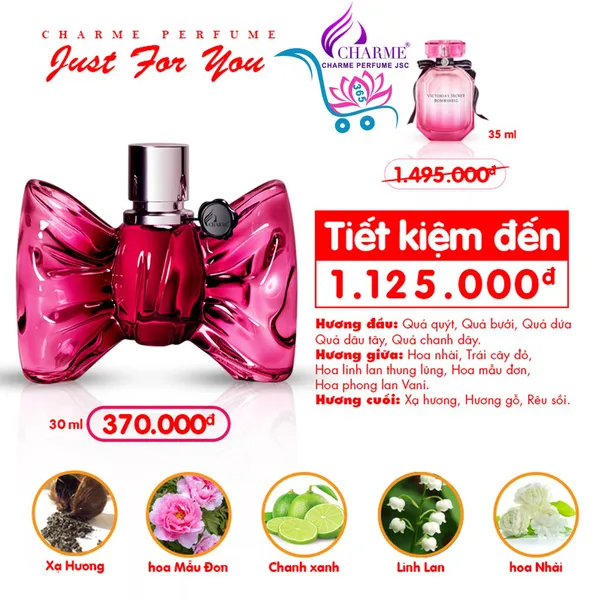 Nước Hoa Charme Just For You 30ml Nữ Chính Hãng