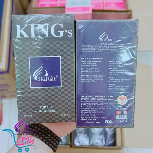 Nước Hoa Charme King 60ml Nam Chính Hãng