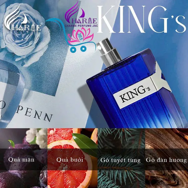 Nước Hoa Charme King’s 100ml Nam Mới Chính Hãng