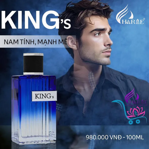 Nước Hoa Charme King’s 100ml Nam Mới Chính Hãng