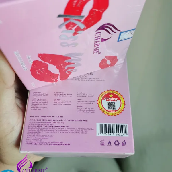 Nước Hoa Charme Kiss Me 50ml Nữ Chính Hãng